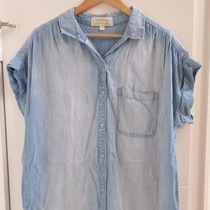 Cloth & Stone denim dress size Large.